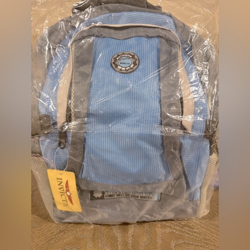 Invicta Watch Come Hell Or High Water
Backpack. NWT. BLUE